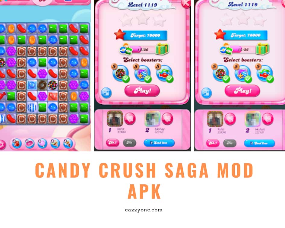 Candy Crush Saga Mod Apk Unlimited All Boosters