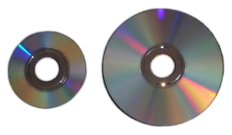 Optical disk photo