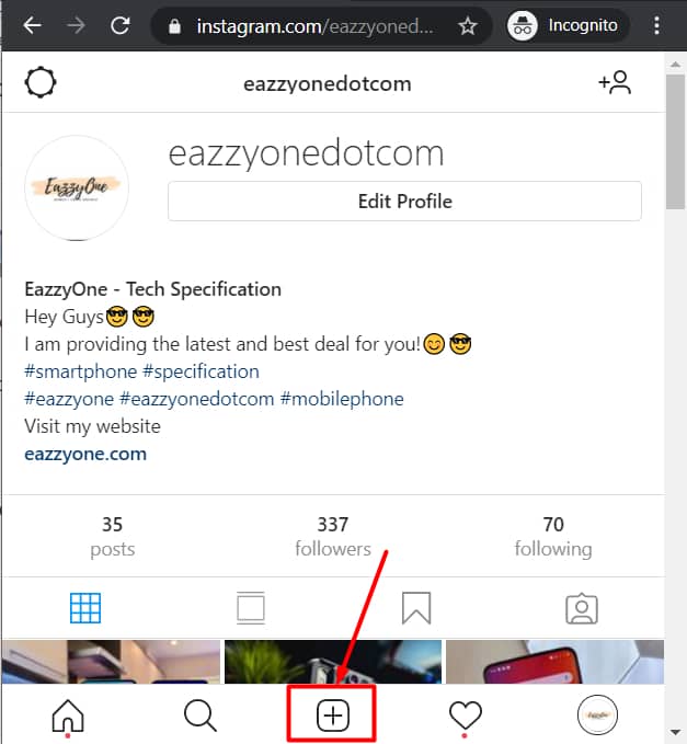 how to post photos on instagram from my computer